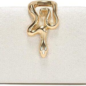 Elegant Glitter Clutch for Women – Sparkly Hard Shell Evening Purse